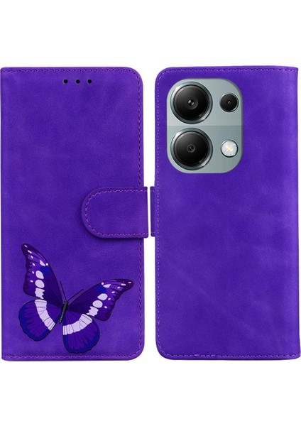 Xiaomi Redmi Not Için Kılıf 13 Pro 4g Cüzdan Kart Yuvaları Renk Baskılı Flip (Yurt Dışından)