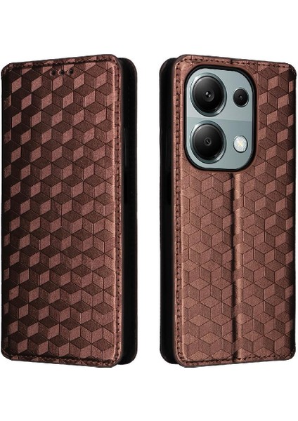 Xiaomi Redmi Için Not 13 Pro 4g Cüzdan Manyetik Kapatma 3D Desen (Yurt Dışından)