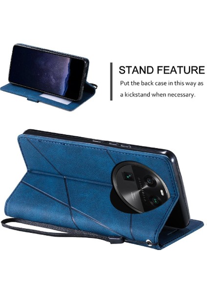 Oppo Bulmak Için Kılıf X6 Pro Kart Tutucu Kickstand Cüzdan Flip Folio Manyetik (Yurt Dışından)