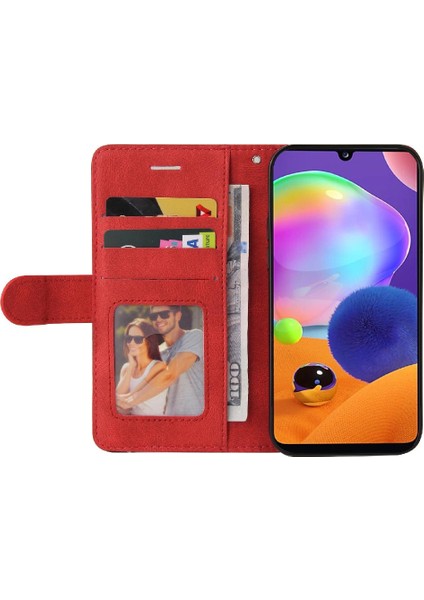 Manyi Mall Samsung Galaxy Kickstand Kickstand Koruyucu Iki Renkli Dikiş Pu (Yurt Dışından)