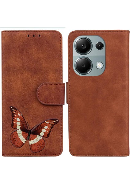Xiaomi Poco M6 Pro 4g Için Kılıf Cüzdan Kart Yuvaları Flip Folio Kapak Renk (Yurt Dışından)