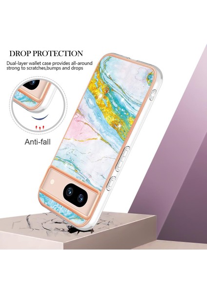 Google Piksel 8A Ince Tpu Koruma Mermer Desen Yumuşak Tampon Için Kılıf (Yurt Dışından) modelleri