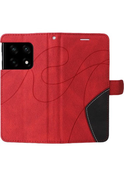 Kart ile Oneplus 10 Pro Kickstand Koruyucu Iki Renkli Dikiş Için Kılıf (Yurt Dışından) indirimleri