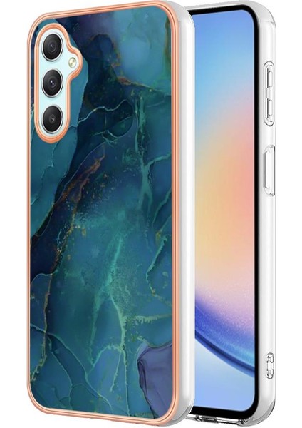 Samsung Galaxy A25 5g Darbeye Silikon Tampon Tpu Mermer ile Uyumlu (Yurt Dışından)