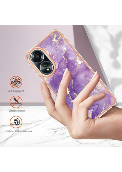 Oppo A58 4g Ince Tpu Mermer Desen Koruma Yumuşak Tampon Için Kılıf (Yurt Dışından) indirimleri
