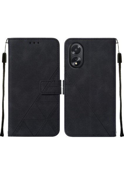 Oppo A38 4g Için Kılıf Pu Deri Cüzdan Kapak Çevirin Folio Kitap Koruyucu (Yurt Dışından)