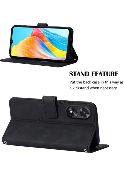 Oppo A38 4g Için Kılıf Pu Deri Cüzdan Kapak Çevirin Folio Kitap Koruyucu (Yurt Dışından) indirimleri