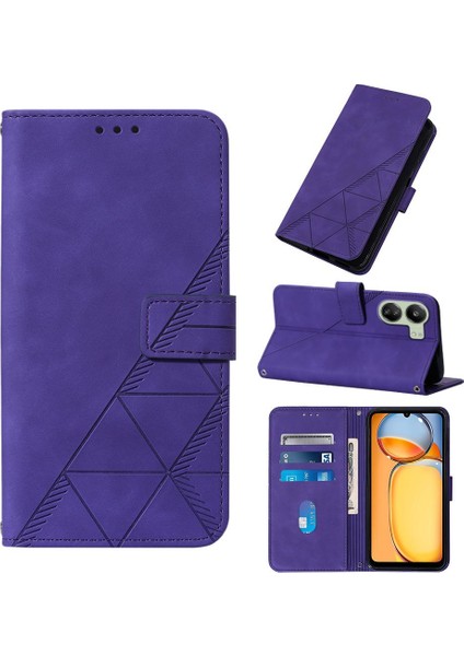 Xiaomi Redmi 13C 4g Için Kılıf Cüzdan Kapak Kredi Kartı Tutucu Pu Deri (Yurt Dışından) indirimleri