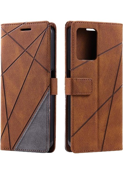 Realme C35 Pu Deri Manyetik Darbeye Kart Tutucu Kickstand Için Kılıf (Yurt Dışından)