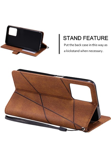 Realme C35 Pu Deri Manyetik Darbeye Kart Tutucu Kickstand Için Kılıf (Yurt Dışından) modelleri