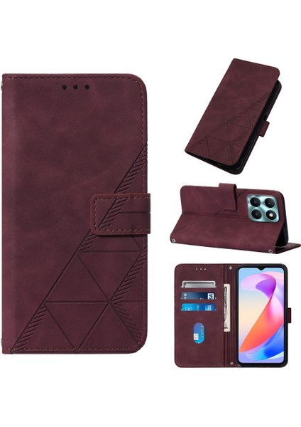 Onur Için Kılıf X6A Cüzdan Kapak Kredi Kartı Tutucu Pu Deri Flip Folio (Yurt Dışından)