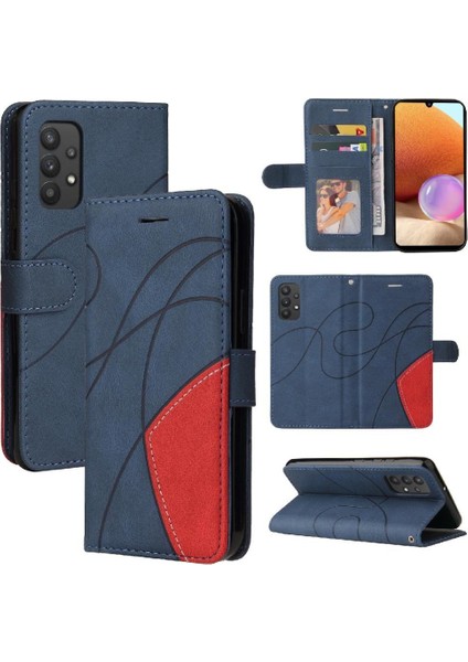 Kart Yuvası Standı ile Samsung Galaxy A32 4g Kickstand Koruyucu Kılıf (Yurt Dışından)