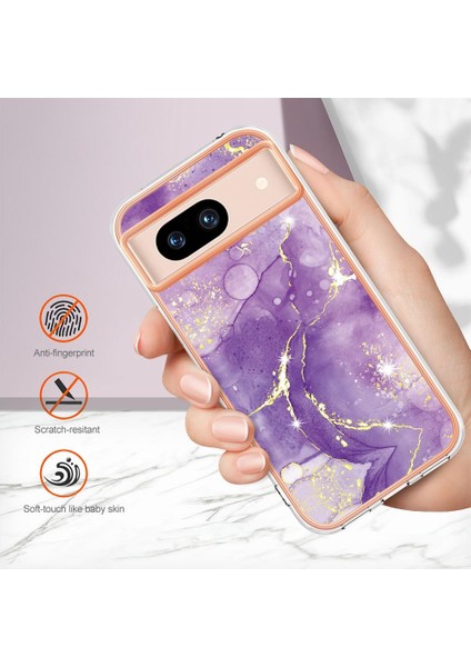 Google Piksel 8A Ince Tpu Koruma Mermer Desen Yumuşak Tampon Için Kılıf (Yurt Dışından) modelleri