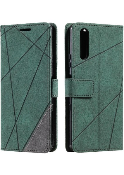 Sony Xperia 1V 2023 Için Manyetik Kart Tutucu Kickstand Pu Deri Kılıf (Yurt Dışından)