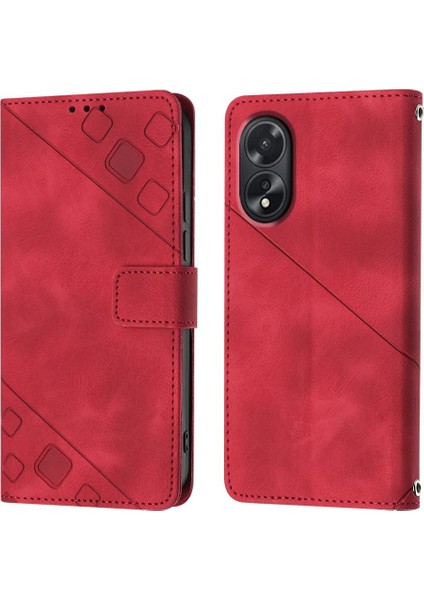 Oppo A38 4g Için Kılıf Manyetik Deri Cüzdan Kapak Çevirin Kart Tutucu (Yurt Dışından)
