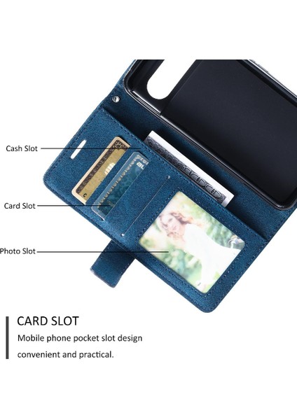 Google Piksel 8 Pro Kart Tutucu Için Kılıf Kickstand Cüzdan Flip Folio Pu (Yurt Dışından)