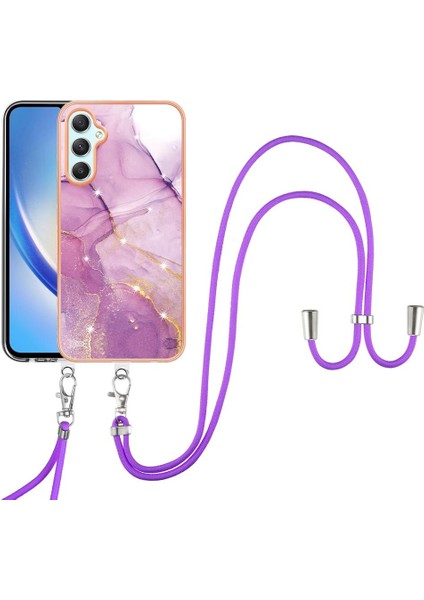 Samsung Galaxy A25 5g Tampon Mermer Anti-Scratch Yumuşak Crossbody (Yurt Dışından)