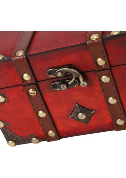 Reo Easure Sandık Vintage Ahşap Saklama Kutusu Antika Stil Küçük (Yurt Dışından) modelleri