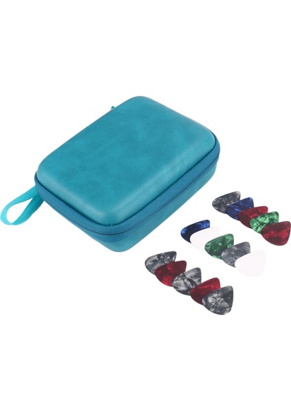 Akustik, Klasik, Elektrik, Bas Gitar Için Tüm Kalınlıkta 0,75 mm ile 15PCS Gitar Seçtikleri Saklama Çantası Ile, Mavi (Yurt Dışından) fırsatları