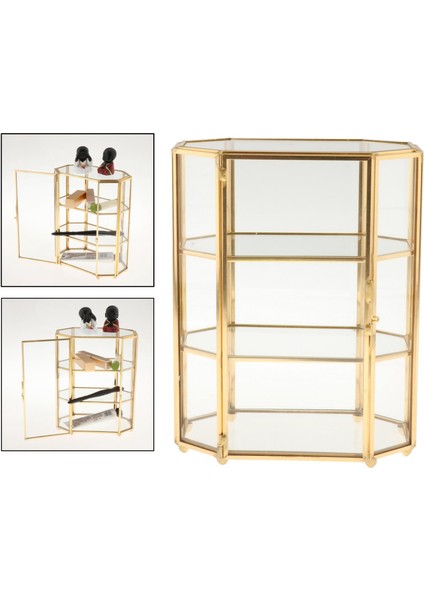 Tuvalet Masası Dekorasyonu Için 3 Katmanlı Mücevher Kutusu Gl Makyaj Çantası (Yurt Dışından) indirimleri