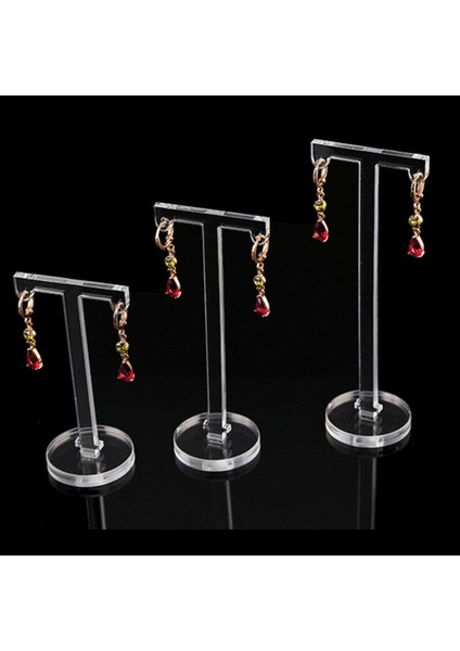 6 Adet Akrilik T Şekli Küpe Ekran Küpe Tutucu Küpe Standı (Yurt Dışından) modelleri