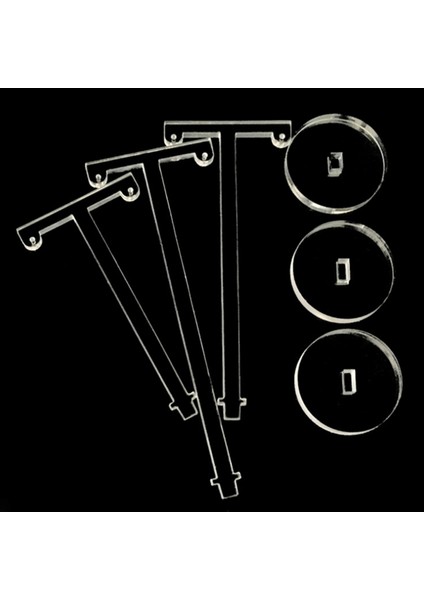 6 Adet Akrilik T Şekli Küpe Ekran Küpe Tutucu Küpe Standı (Yurt Dışından) fırsatları