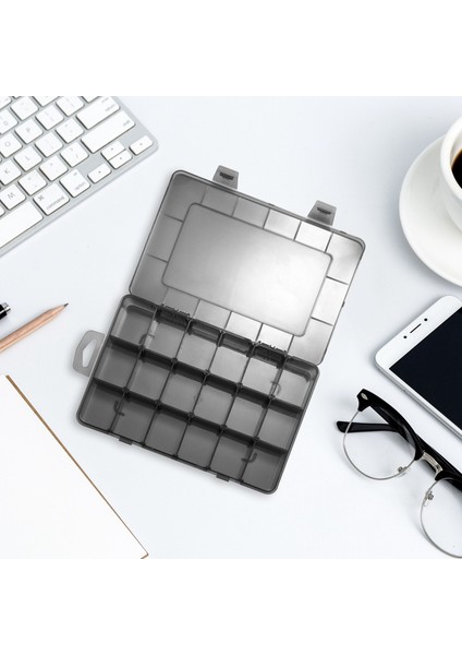 Düzenleyici, 18 Çıkarılabilir Izgaralı Bölmeli Plastik Saklama Kutusu (Yurt Dışından) modelleri