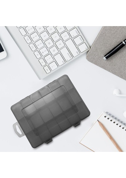 Düzenleyici, 18 Çıkarılabilir Izgaralı Bölmeli Plastik Saklama Kutusu (Yurt Dışından) fırsatları