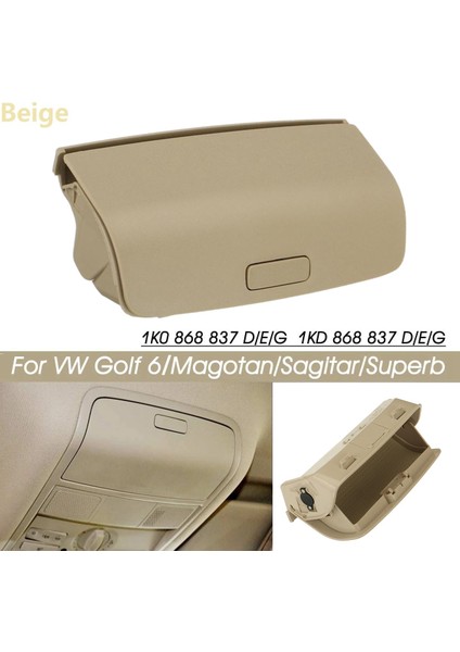 Araba Güneş Gözlüğü Gözlük Tutucu Kutusu Kasa Golf Mk5 Mk6 Mk5 /b6 cc Süper Bej (Yurt Dışından) fiyatları