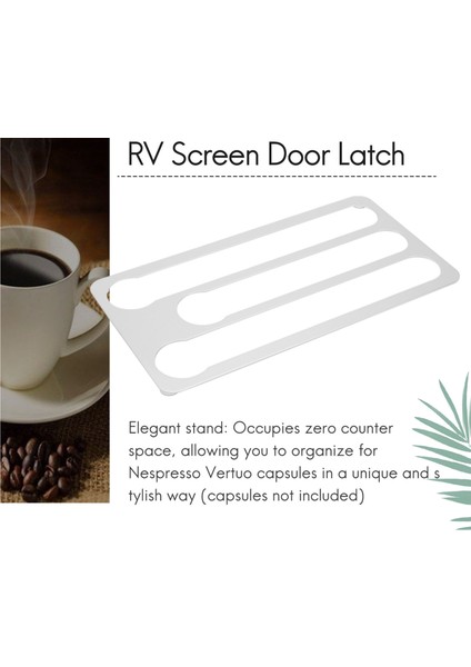 Vertuo Kapsülleri Için Kahve Kapsülü Tutucu, Kapasite: 17, Gümüş (Yurt Dışından) fırsatları