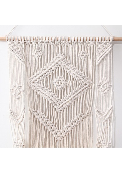 Makrome Duvara Asılan Sh Boho Pamuk Ip Dokuma Goblen (Yurt Dışından) fırsatları