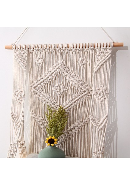 Makrome Duvara Asılan Sh Boho Pamuk Ip Dokuma Goblen (Yurt Dışından) indirimleri