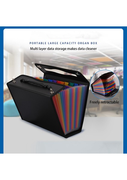 Ofis Için 24 Cep Genişleyen Dosya Klasörü Accordian Dosya Düzenleyici (Yurt Dışından) fiyatları