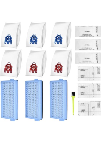 S8340 Elektrikli Süpürge Için Aksesuar Seti, Kompakt C1/c2, Komple C2/c3, 3 -Ha 50 Hepa Filtreler, Elektrikli Süpürge Torbaları (Yurt Dışından)