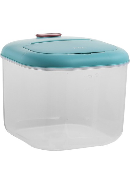 10L Mutfak Konteyner Kovası Böcek Geçirmez Nem Geçirmez Pirinç Silindir Tahıl Mühürlü Kavanoz Pet Köpek Maması Mağazası Kutusu-2 (Yurt Dışından)