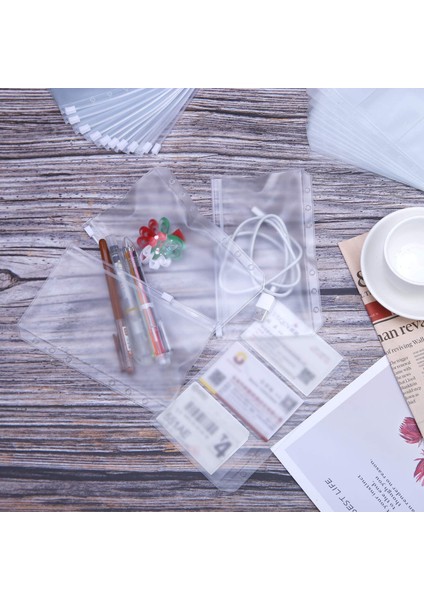 A6 Boyutu Gevşek Yaprak Çanta Cepler Bağlayıcı Fermuar Klasörler Defter Yedekleri (Yurt Dışından) fiyatları