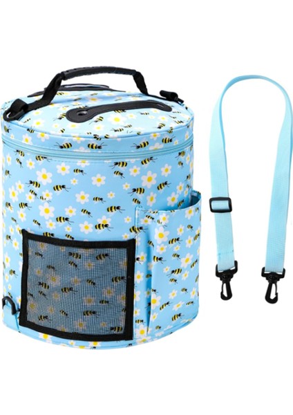 Tığ Işi Çanta-Örgü Çanta Iplik Saklama Düzenleyici-Iplik Çanta ve Tığ Tote,tığ Işi Için Iplik Tutucu,tığ Aksesuarları (Yurt Dışından)