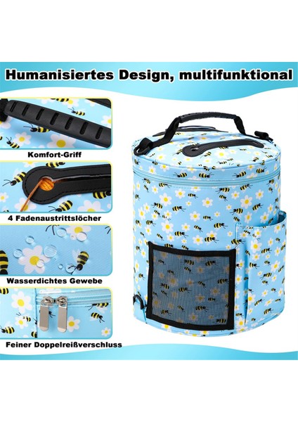 Tığ Işi Çanta-Örgü Çanta Iplik Saklama Düzenleyici-Iplik Çanta ve Tığ Tote,tığ Işi Için Iplik Tutucu,tığ Aksesuarları (Yurt Dışından) fırsatları