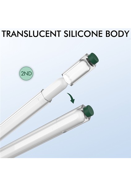 For Pencil 2 Kılıf Dokunmatik Koruyucu Kapak Silikon Kılıf -Yeşil (Yurt Dışından) fırsatları