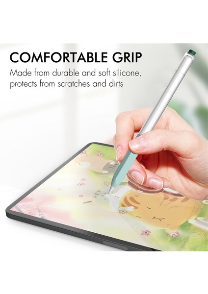 For Pencil 2 Kılıf Dokunmatik Koruyucu Kapak Silikon Kılıf -Yeşil (Yurt Dışından) indirimleri