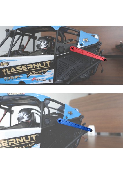 2 Adet Metal Rc Araba Kabuk Destek Çubuğu Lasernut U4 4WD 1/10 Rc Araba Yükseltme Parçaları Aksesuarları, Kırmızı (Yurt Dışından) modelleri