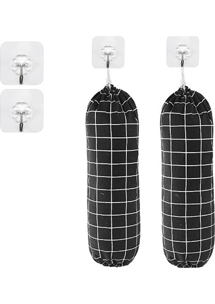 Plastik Poşet Tutucu, Duvara Monte Çöp Plastik Poşet Düzenleyici (Yurt Dışından)