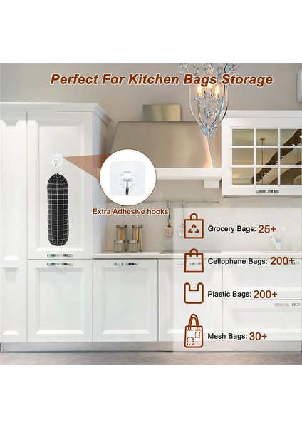 Plastik Poşet Tutucu, Duvara Monte Çöp Plastik Poşet Düzenleyici (Yurt Dışından) modelleri