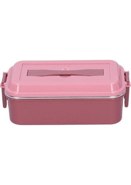 Paslanmaz Çelik Yalıtımlı Öğle Yemeği Kutusu Tek Katlı Pembe (Yurt Dışından)