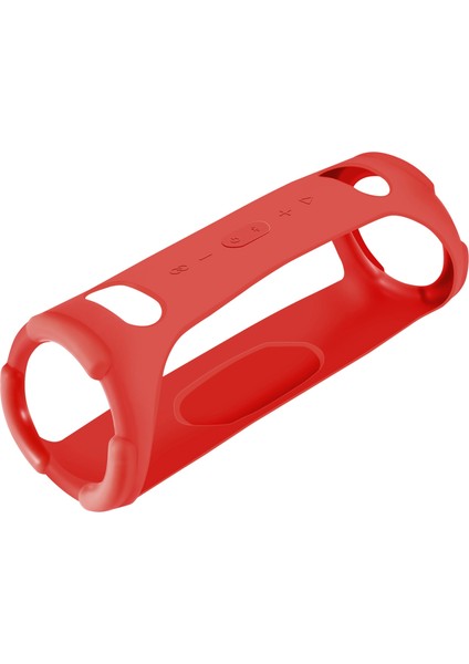 Xtreme 3 Bluetooth Hoparlör Için Silikon Kılıf Seyahat Taşıma Koruyucu Yumuşak Silikon Kapaklı Çanta (Kırmızı) (Yurt Dışından)