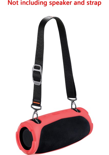 Xtreme 3 Bluetooth Hoparlör Için Silikon Kılıf Seyahat Taşıma Koruyucu Yumuşak Silikon Kapaklı Çanta (Kırmızı) (Yurt Dışından) fırsatları
