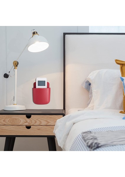 6 Adet Yapışkanlı Uzaktan Kumanda Tutucu Duvara Montaj Medya Saklama Kutusu Yapışkan Organizatör Telefon Uzaktan Kumandası Için (Yurt Dışından)