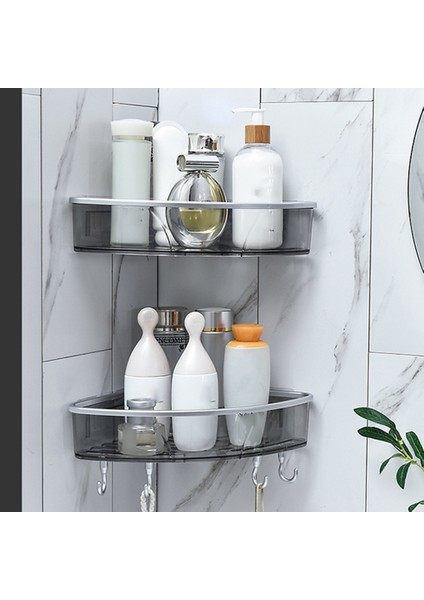 1 Adet Duvara Monte Üç Köşeli Depolama Rafı, Havlu Çubuğu Kancalı Banyo Rafı, Banyo Ev Için Organizatör (Yurt Dışından) fırsatları