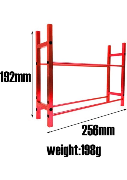 Yeni 1/10 Ölçekli 1.9 2.2 Jant Lastik Depolama Rafı Rc Paletli-4 Eksenel SCX10 D90 D110 Rc Araba, Kırmızı (Yurt Dışından) indirimleri
