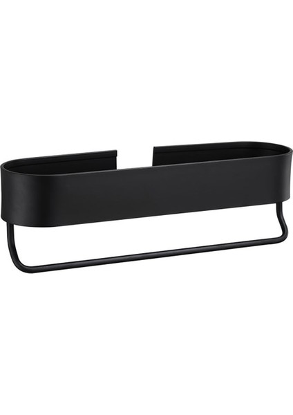 Siyah Banyo Rafları Mutfak Duvar Sh Duş Depolama Rafı (Yurt Dışından)